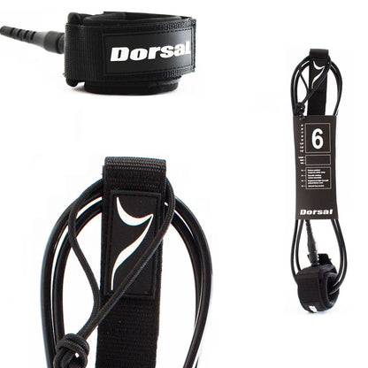 DORSAL Surf Leash for Surfboard Longboard SUP Leg Rope