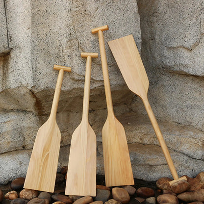 Canoe Paddle Ergonomic Supplies Boat Accessories Sports Beginner Premium Sturdy Dragon Boat Paddle Wood Boat Paddle Rowing Oars