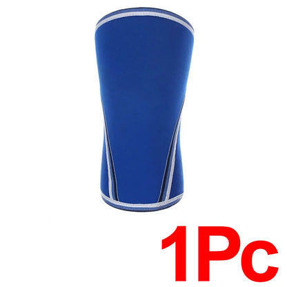 Weightlifting Knee Support Sleeve Neoprene Sports Knee Brace 7mm Anti-Sprain Powerlifting Hiking Cycling Training Protector
