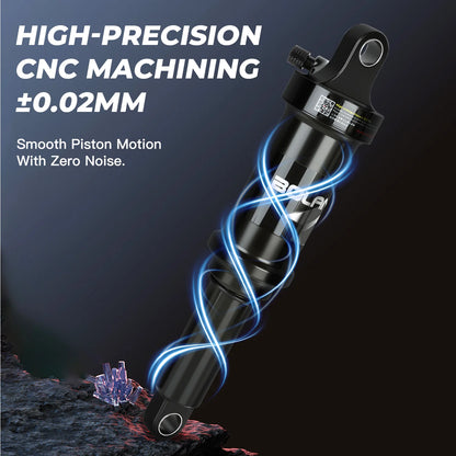 BOLANY Soft Tail Bike Air Rear Absorber Mountain Bike Rear Shock Suspension XC DH Shock MTB 165/190/210/230mm Bike Parts