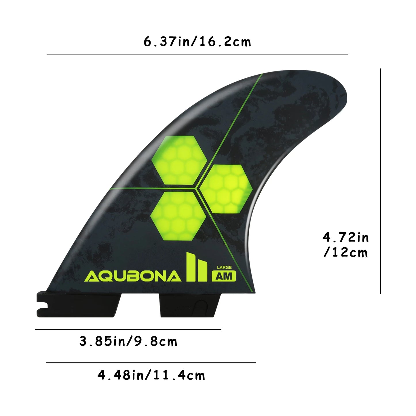 AQUBONA Surfboard Fin Replacement Not The Entire Set Dual Single Tab