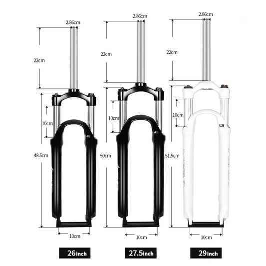 SUNTOUR XCM MTB Forks 26/27.5/29 inch Aluminium Hydraulic Shoulder Locking Mechanical Spring Forks Mountain bike Disc Fork