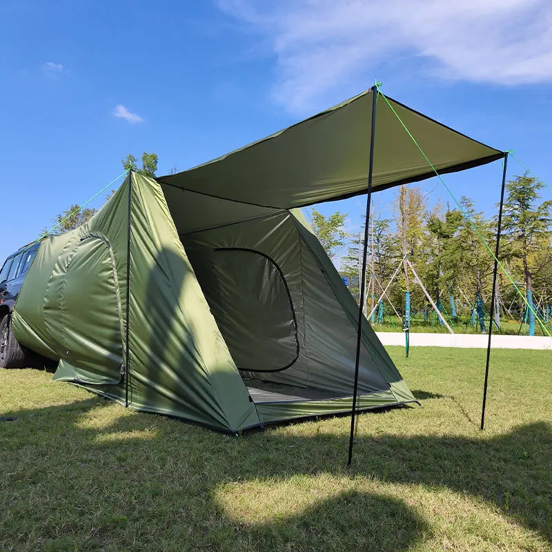 Camping Tent For 6 Person, Car Camping Accessories Including Nail, Outer Bag, Tent For SUV Hatchback Camping For Fishing, Hiking