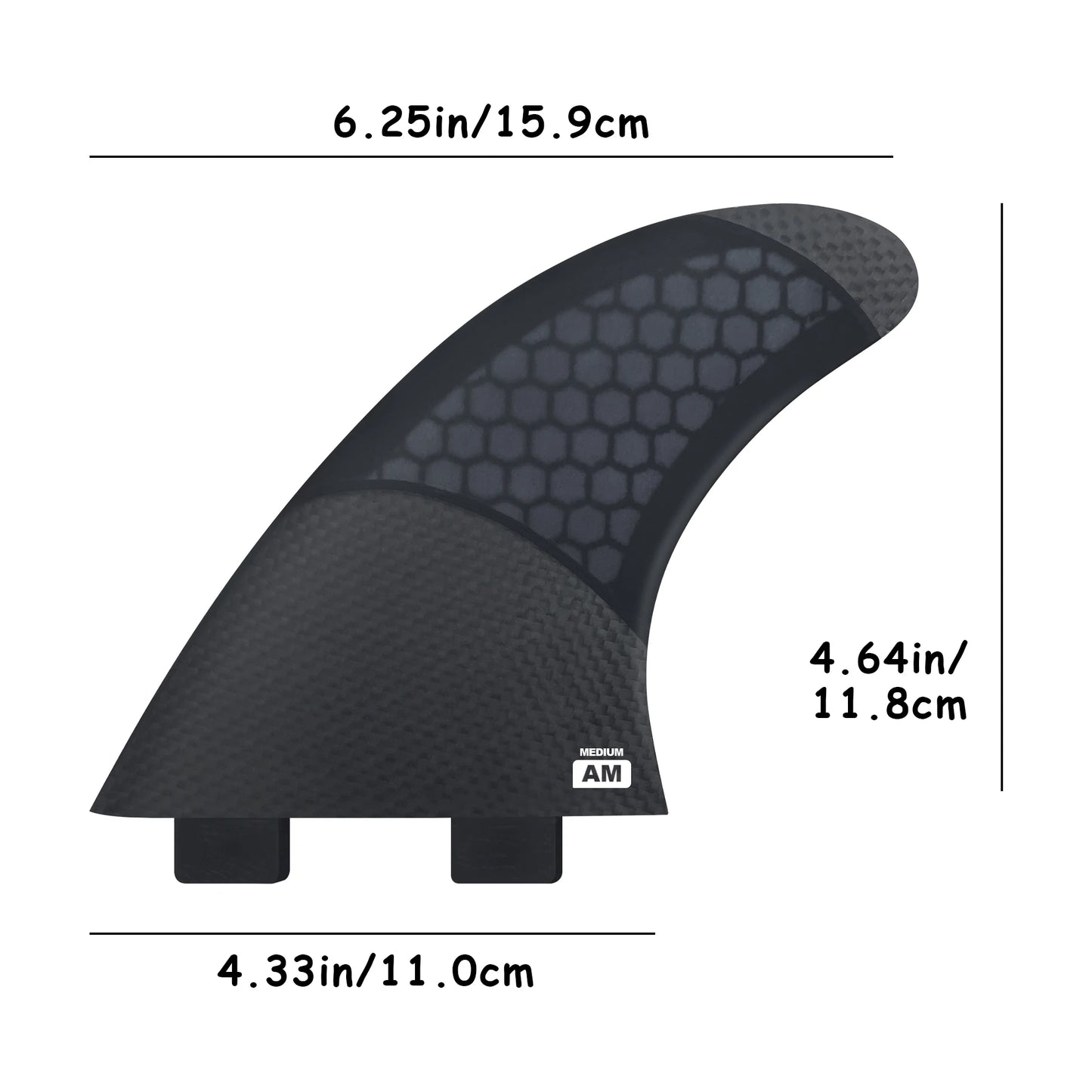 AQUBONA Surfboard Fin Replacement Not The Entire Set Dual Single Tab
