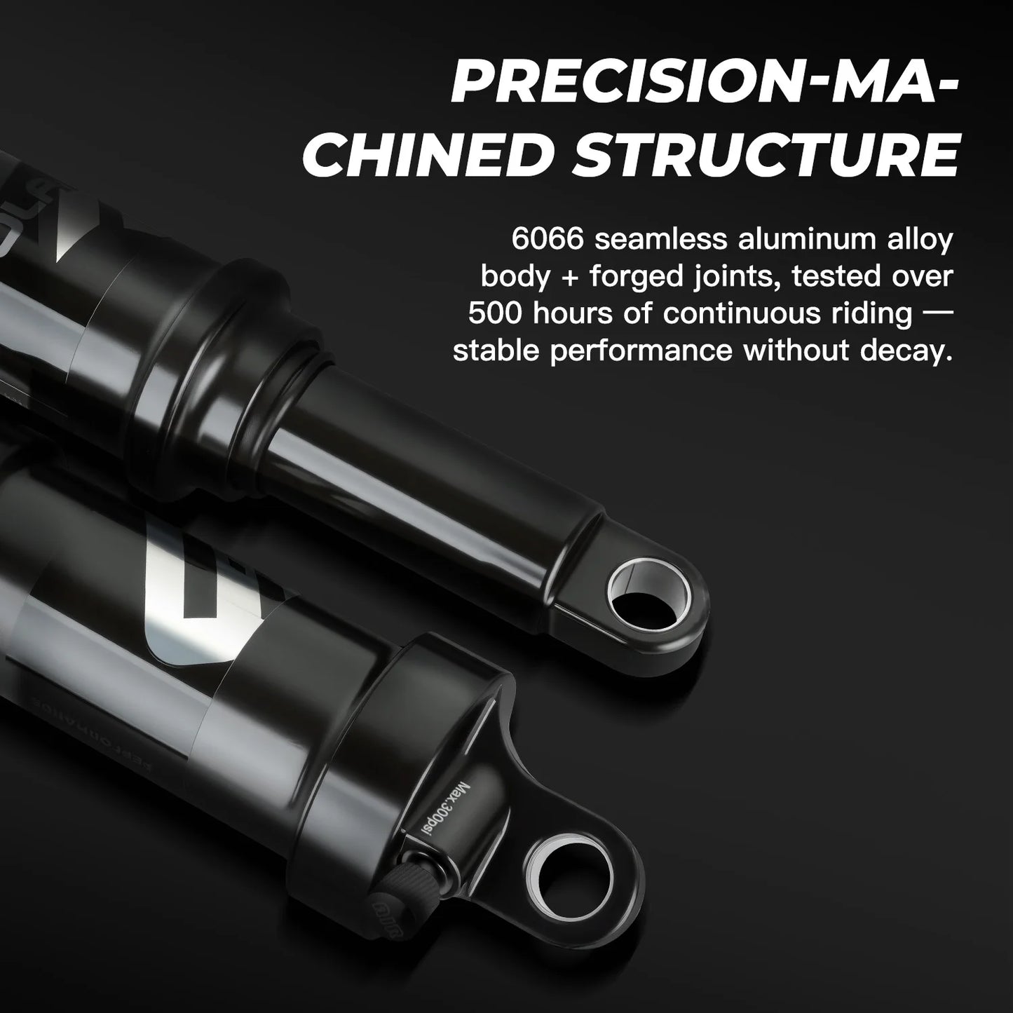 BOLANY Soft Tail Bike Air Rear Absorber Mountain Bike Rear Shock Suspension XC DH Shock MTB 165/190/210/230mm Bike Parts