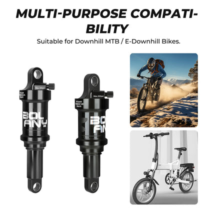 BOLANY Soft Tail Bike Air Rear Absorber Mountain Bike Rear Shock Suspension XC DH Shock MTB 165/190/210/230mm Bike Parts