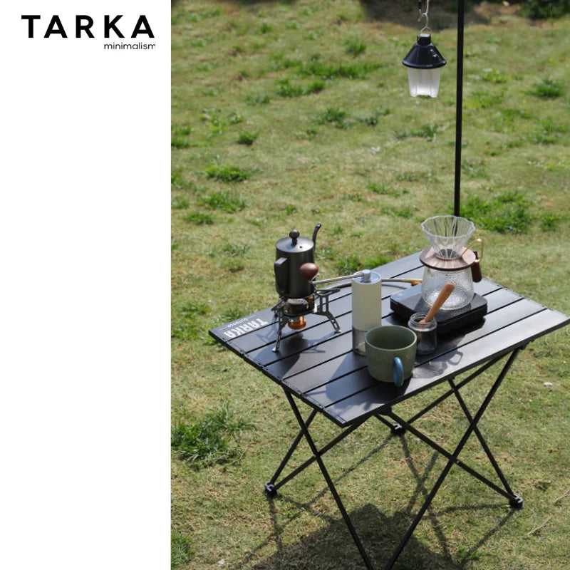 TARKA Ultralight Portable Folding Camping Table for Outdoor Picnic BBQ High Strength Aluminum Portable Desk
