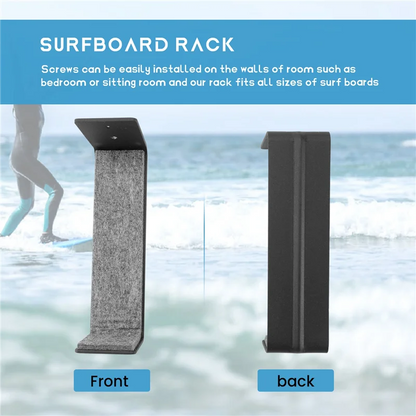 AU13-1 Set Surfboard Wall Rack, Surf Board Racks For The Wall Display Mount Storage For Shortboards And Longboards