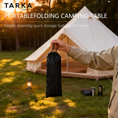 TARKA Ultralight Portable Folding Camping Table for Outdoor Picnic BBQ High Strength Aluminum Portable Desk