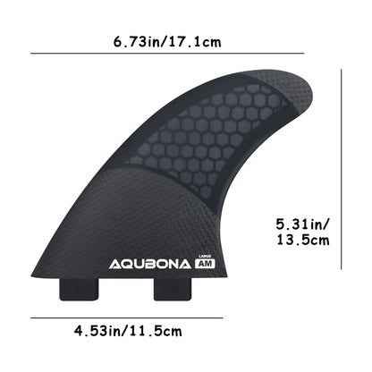 AQUBONA Surfboard Fin Replacement Not The Entire Set Dual Single Tab