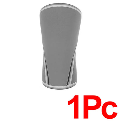 Weightlifting Knee Support Sleeve Neoprene Sports Knee Brace 7mm Anti-Sprain Powerlifting Hiking Cycling Training Protector