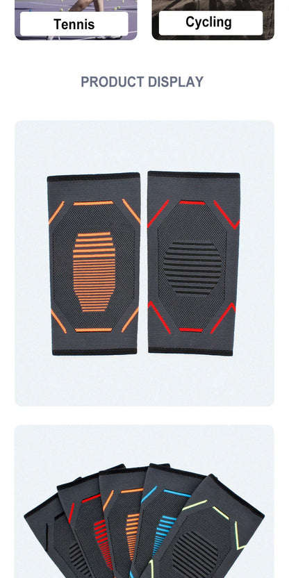 AOLIKES 1PCS New Elbow Compression Sleeve,Tennis Elbow Braces for Tendonitis and Tennis Elbow,Arm Supports golfer elbow support