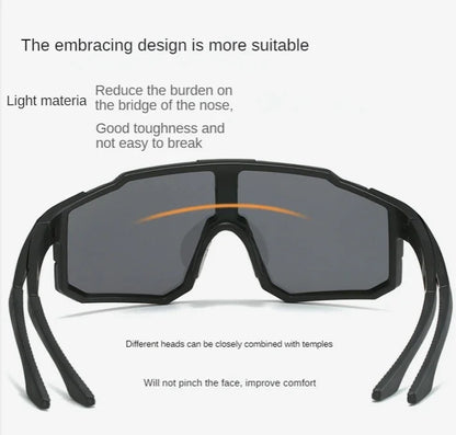 Cycling Sunglasses Sports Cycling Glasses Bike Eyewear MTB Dark Glasses Outdoor  Bicycle Goggles for Men Women Sunglasses UV400