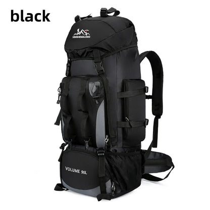 90L Waterproof Hiking Backpack Camping Rucksack Large Capacity Travel Outdoor Sports Bag for Trekking Backpacking and Adventure