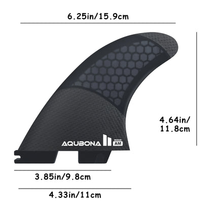 AQUBONA Surfboard Fin Replacement Not The Entire Set Dual Single Tab