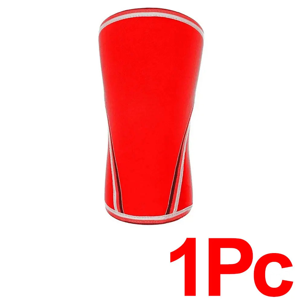 Weightlifting Knee Support Sleeve Neoprene Sports Knee Brace 7mm Anti-Sprain Powerlifting Hiking Cycling Training Protector