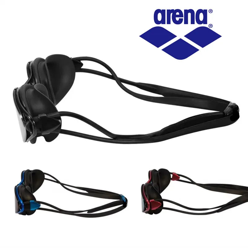 ARENA professional waterproof and anti fog high-definition adult swimming goggles silicone swim cap