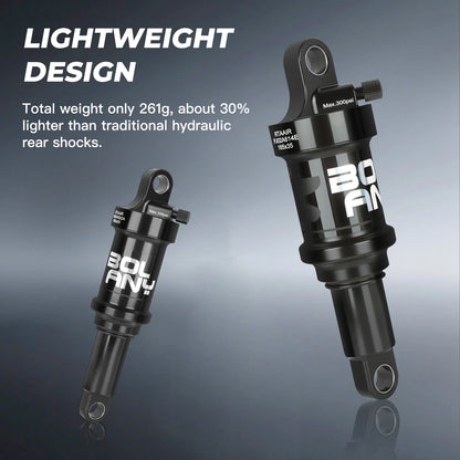 BOLANY Soft Tail Bike Air Rear Absorber Mountain Bike Rear Shock Suspension XC DH Shock MTB 165/190/210/230mm Bike Parts