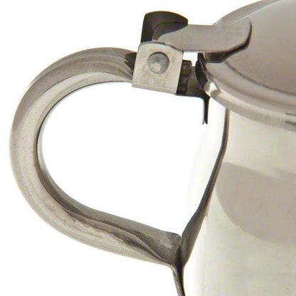 Stainless Steel Gooseneck Tea & Coffee Pot w/ Vented Hinged Lid